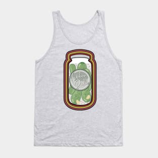 Kickin Dill Pickle Jar Tank Top